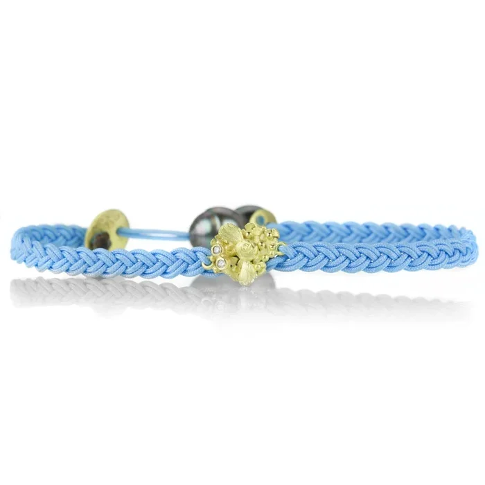 Sky Blue Floral Bracelet