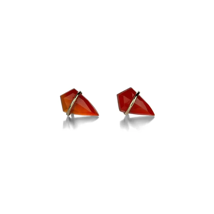 Small Carnelian Kite Studs