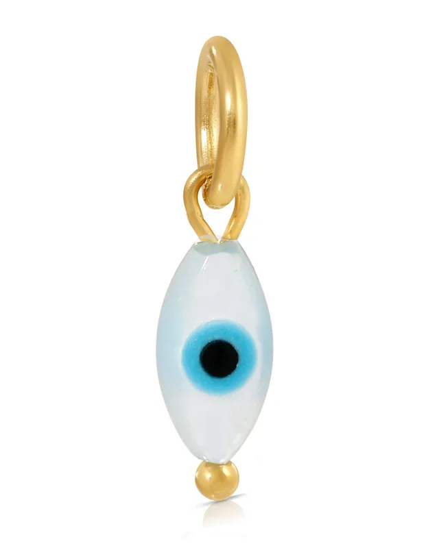 Small Marquise Evil Eye Charm