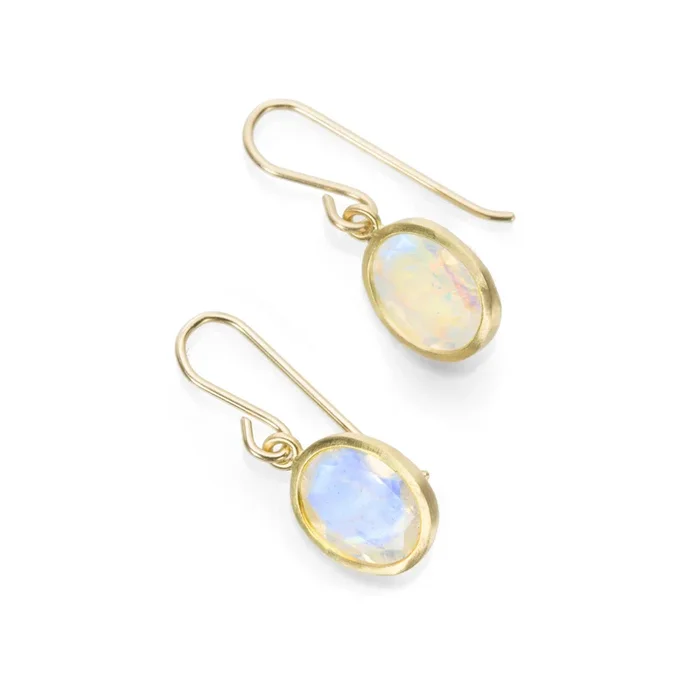 Small Moonstone Earrings