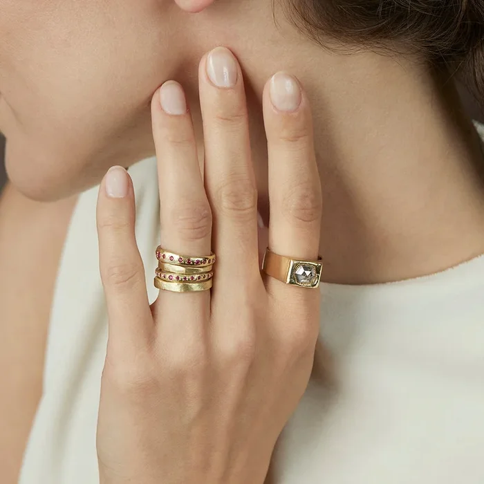 Small Ruby Terra Eternity Band | R30001R