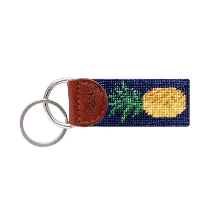 Smathers & Branson Pineapple Key Fob (Dark Navy)
