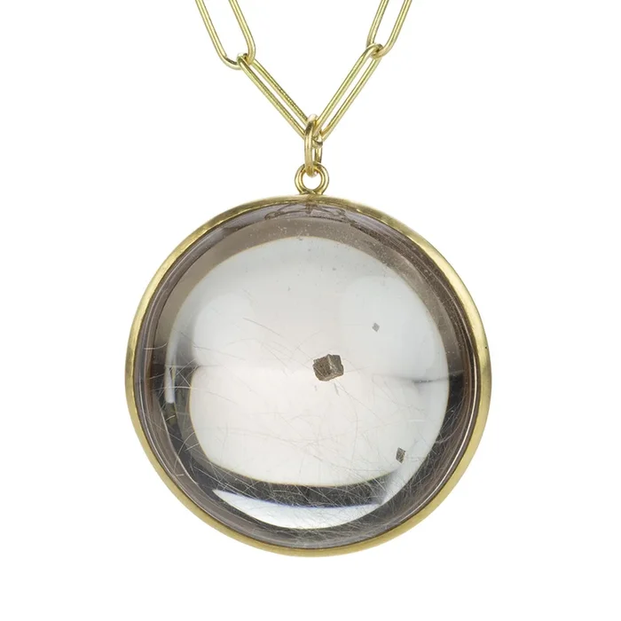Smoky Quartz with Hematite Pendant (Pendant Only)