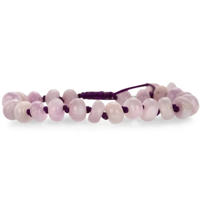 Smooth 7.5mm Kunzite Bracelet