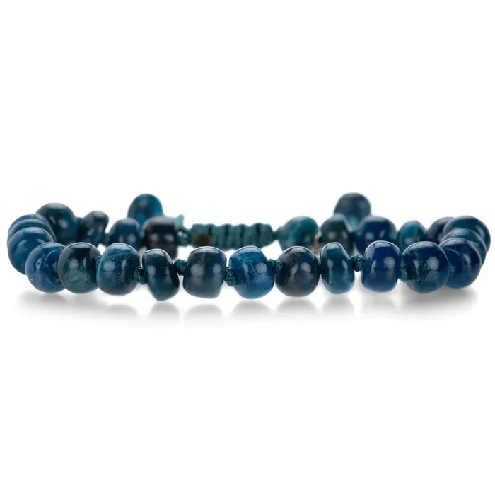 Smooth 8mm Apatite Beaded Bracelet