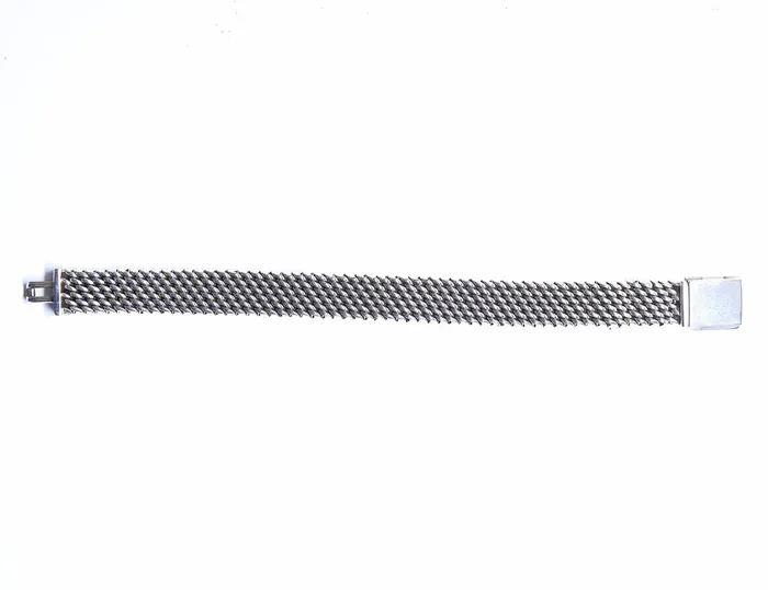 Snake Link Sterling Silver Bracelet