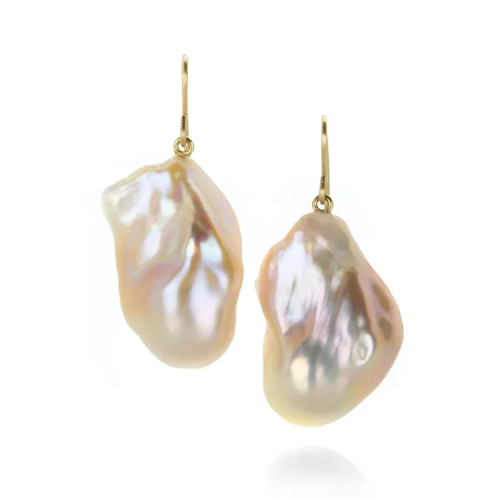 Soft Pink Pearl Earrings