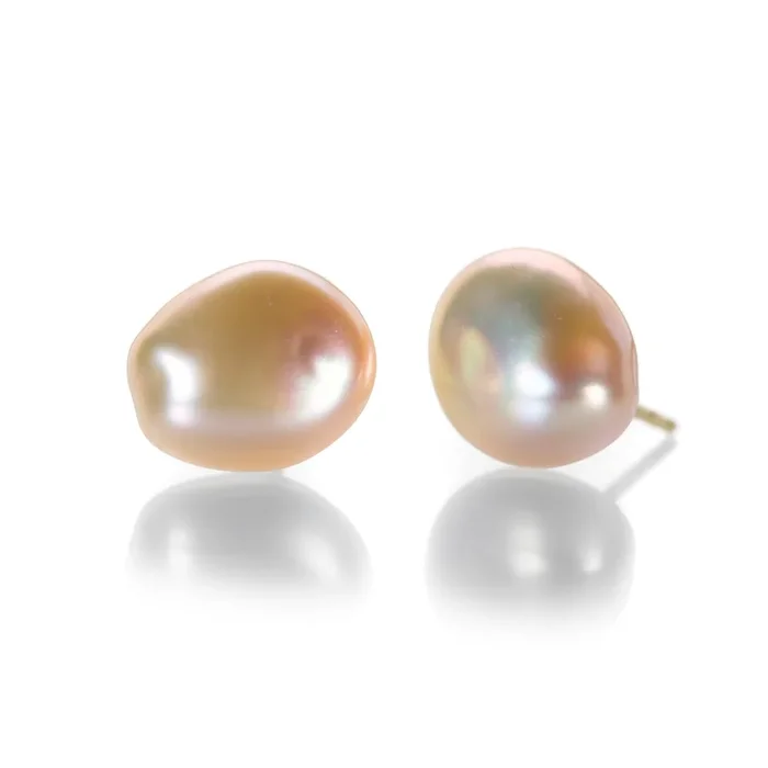 Soft Pink Pearl Studs