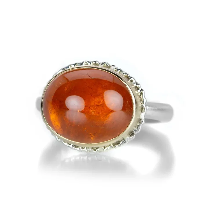Spessartite Garnet Ring