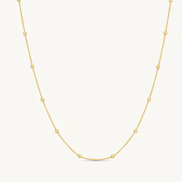 Sphere Necklace Gold