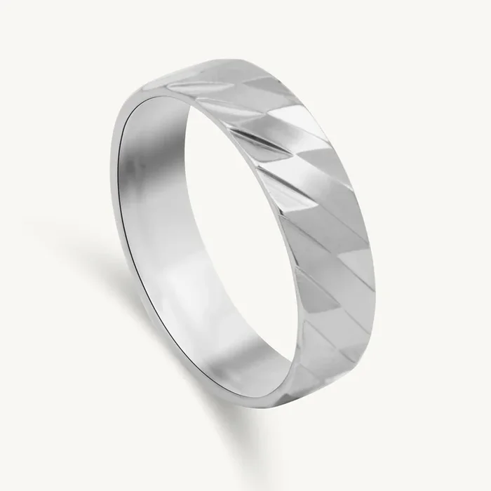 Spiral Vortex Carved Ring
