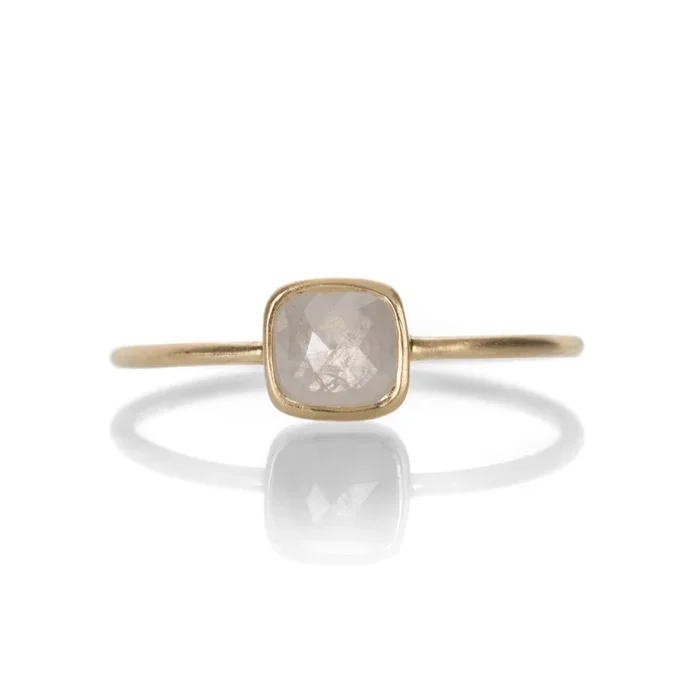 Square Diamond Ring