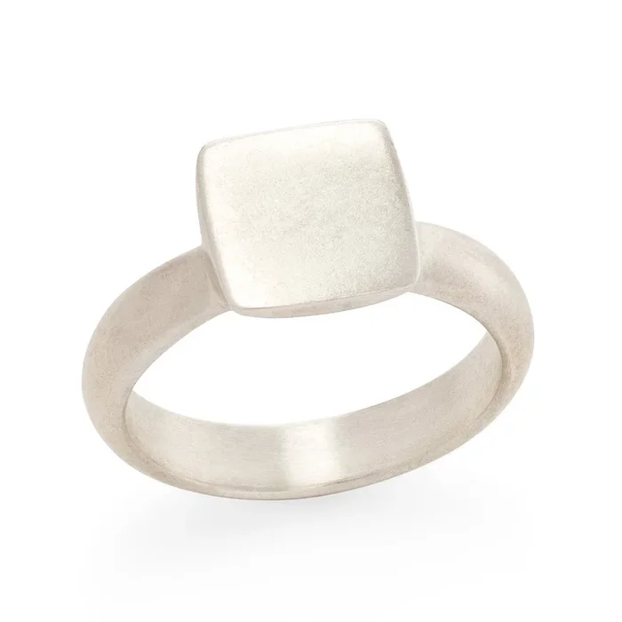 Square Signet – White
