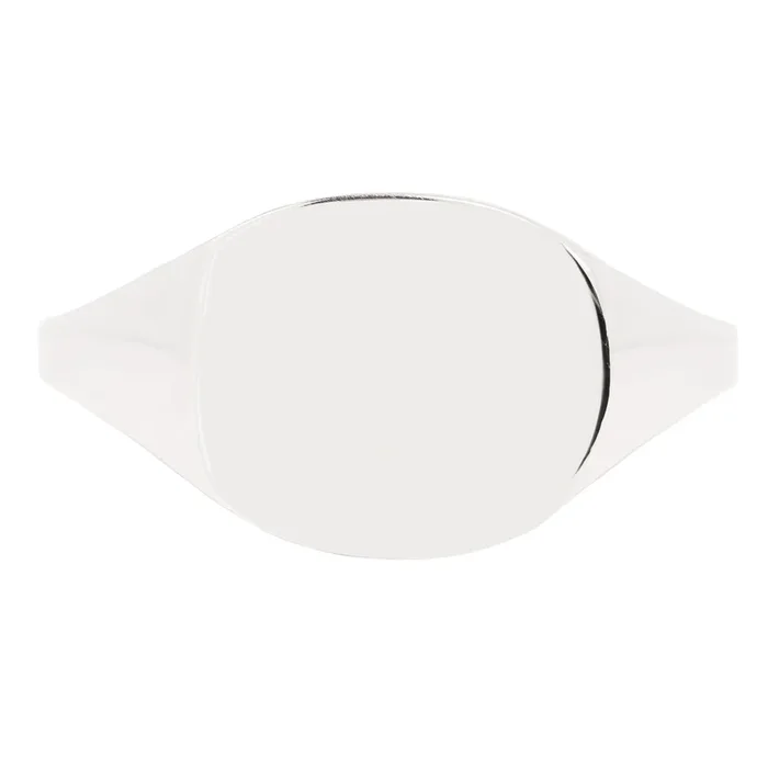 Square Silver Signet Ring