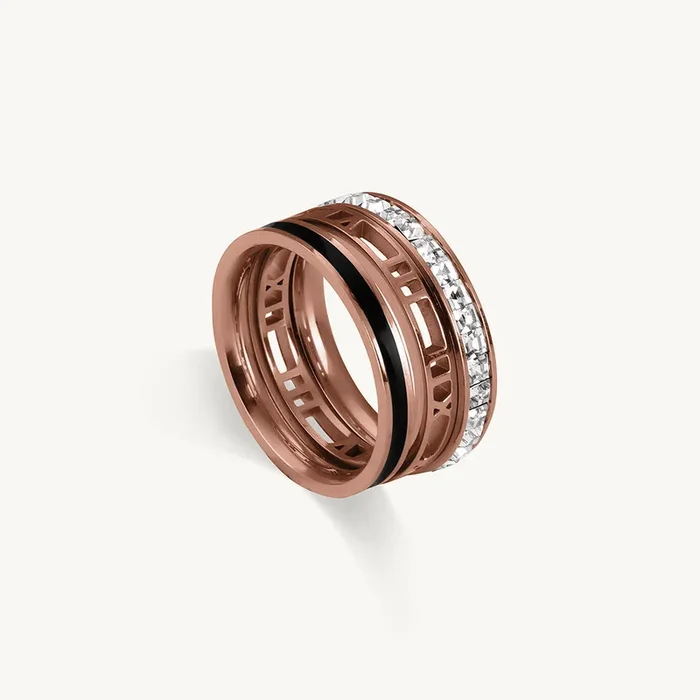 Stackable Rose Gold Ring Set