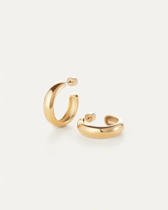Staple Hoop Earrings – Medium