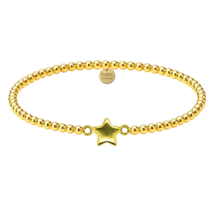 Star Connector Charm | Gold Filled Beaded Bracelet