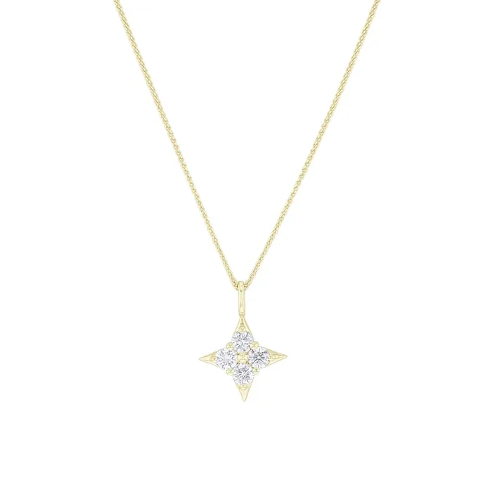 Star of Hope Diamond Necklace- 1/2ct