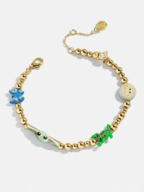 STAR WARS™ GROGU™ Pisa Charm Bracelet – Gold