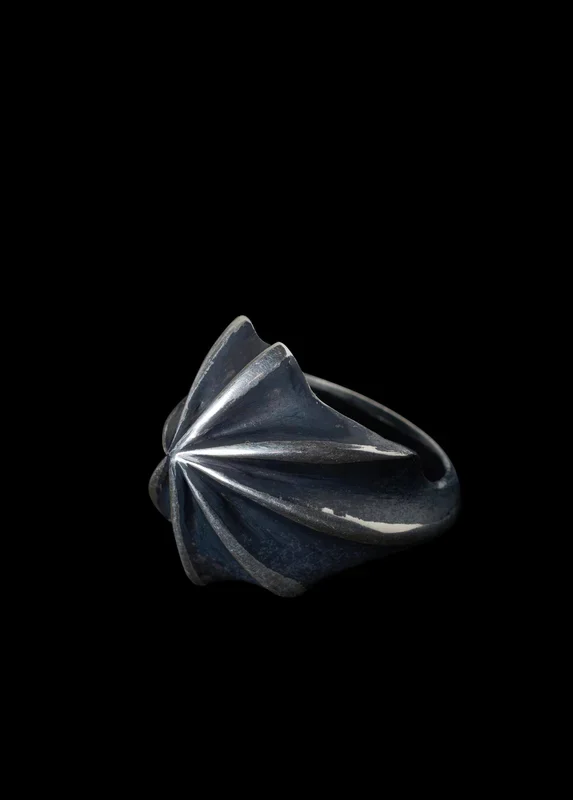 Starburst Sterling Silver Ring