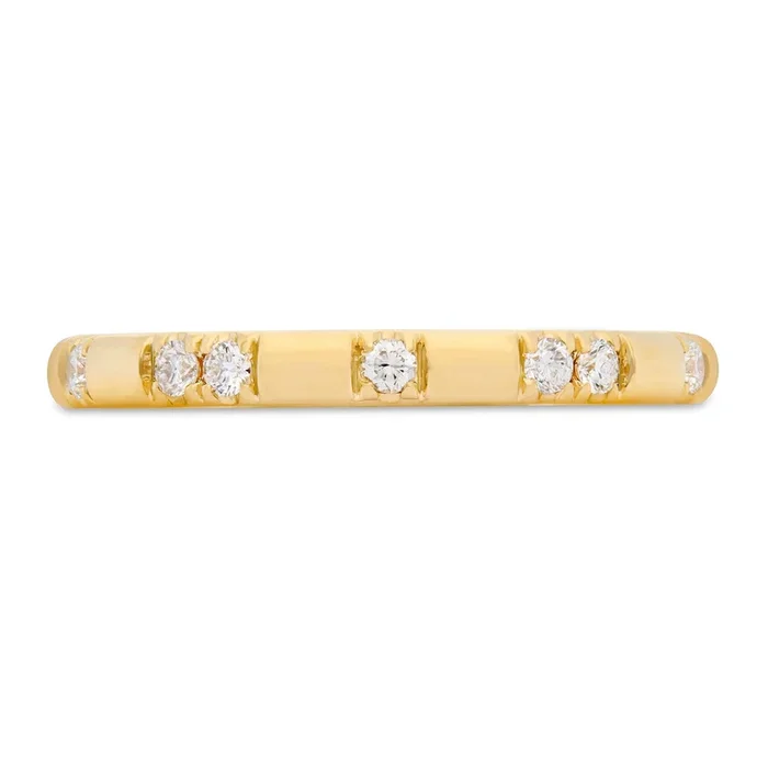 Starset Diamond Straight Wedding Band