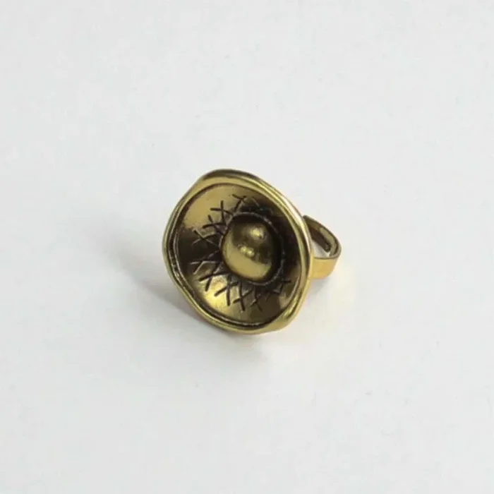 Statement Brass Ring by Sylca