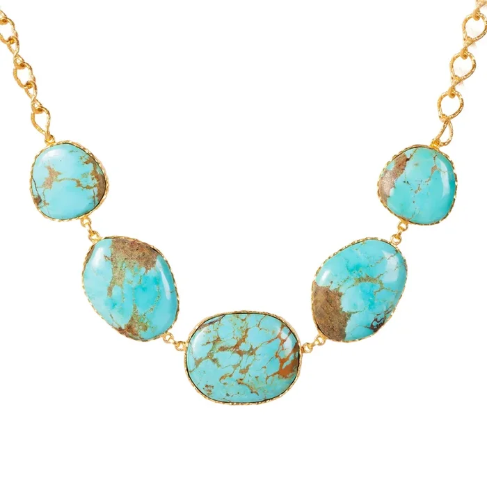 Statement Necklace – Turquoise