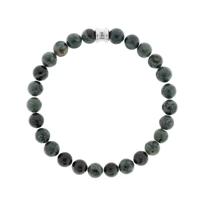 Steel & Barnett Men’s 8mm Round Gemstone Bracelet