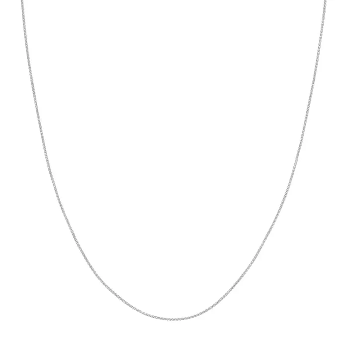 Sterling Silver 22 Inches Adjustable Wheat Chain