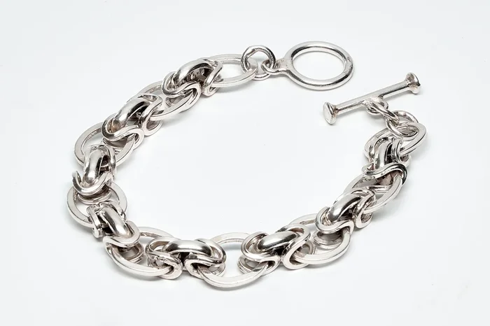 Sterling Silver Byzantine Bracelet