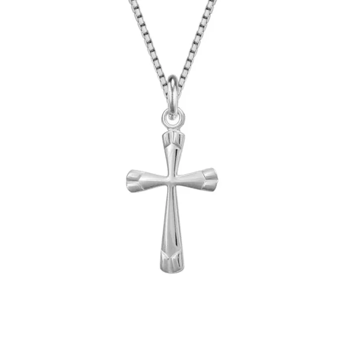 Sterling Silver Cross Pendant Necklace