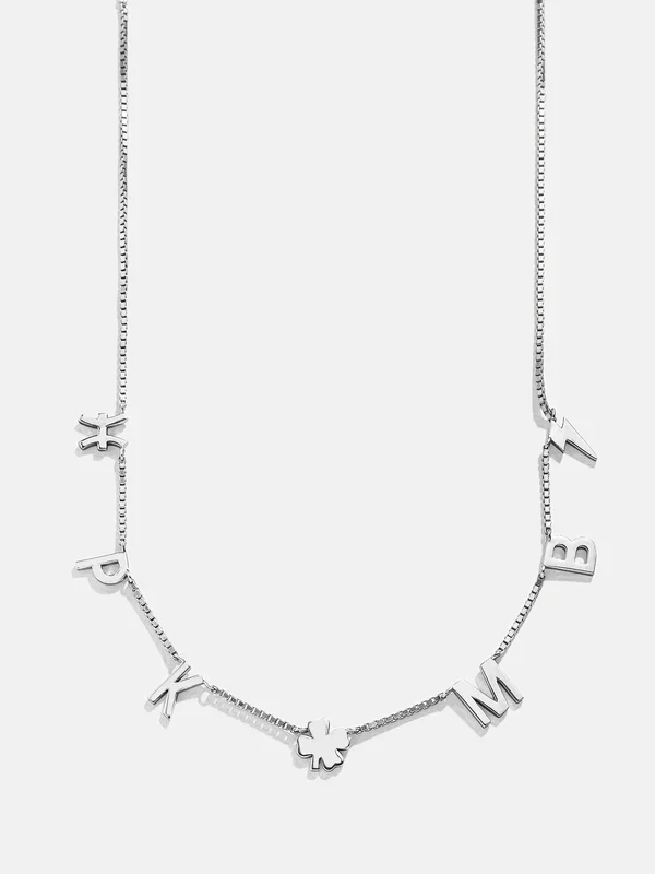 Sterling Silver Custom Icon Necklace – Sterling Silver