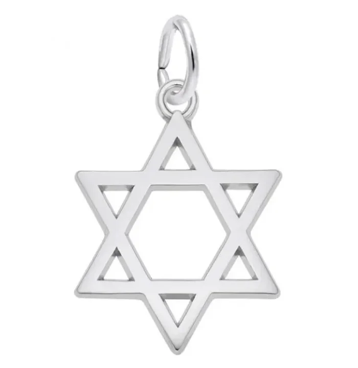Sterling Silver Star Of David Charm
