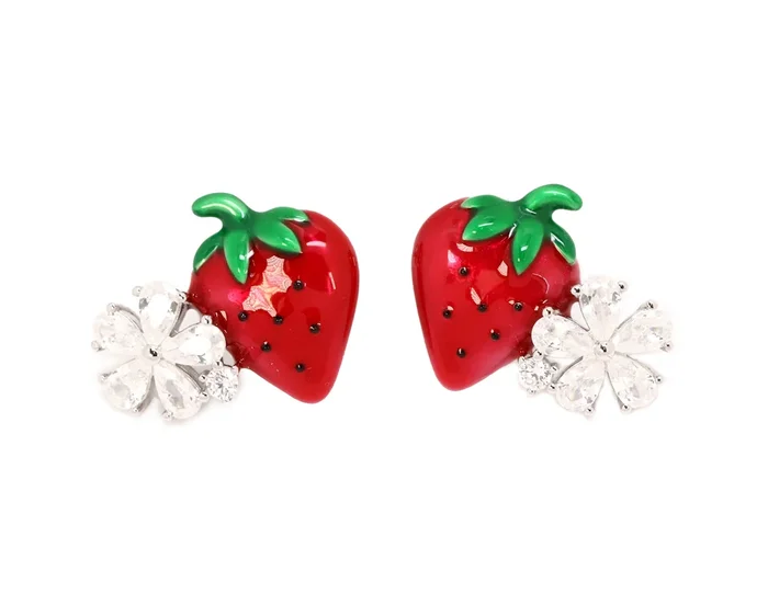 Strawberry studs