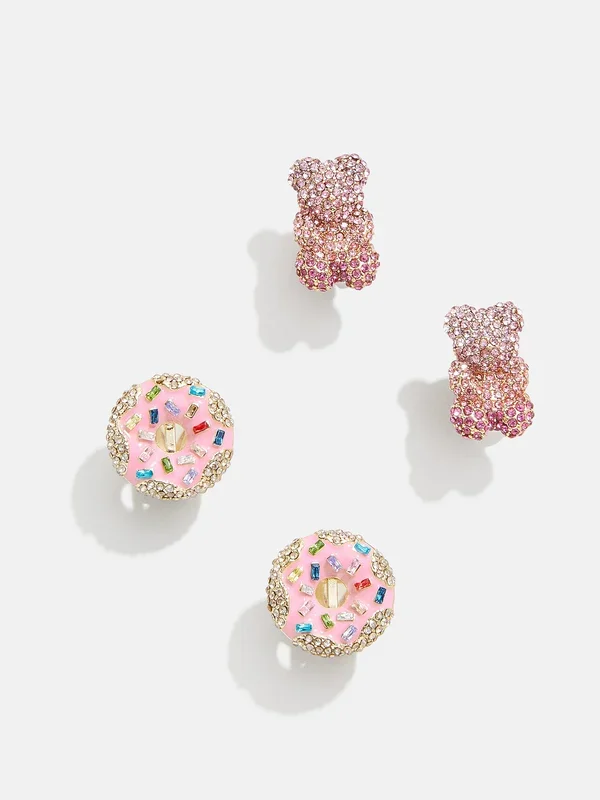Sugar Rush Kids’ Earring Set – Donut