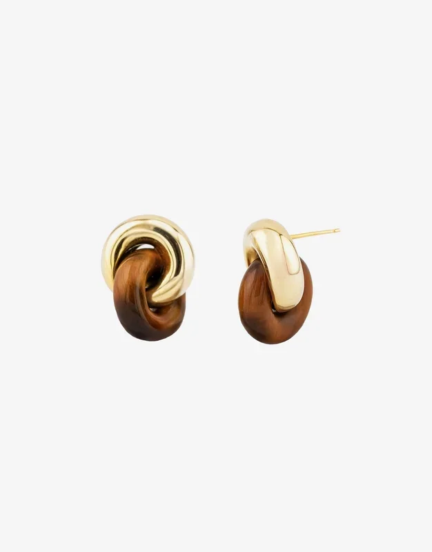 Supernova Earring, Tortoise