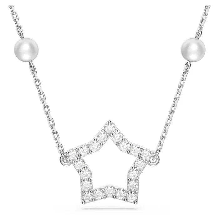 Swarovski Crystal Stella Pearl Star Necklace