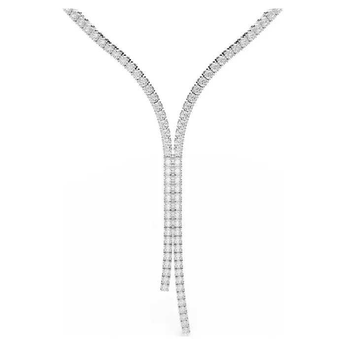 Swarovski Matrix Y Tennis Necklace