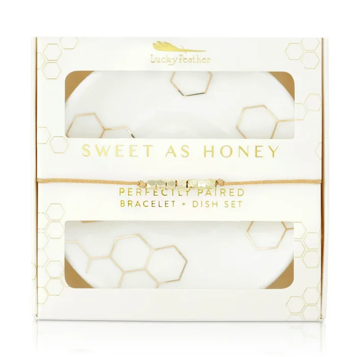 Sweet as Honey – Bracelet + Dish Set