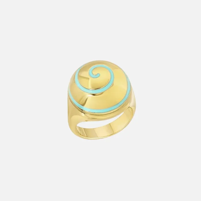Swirl Pillbox Ring