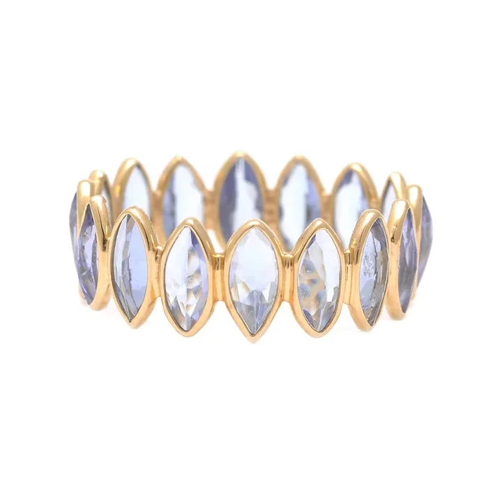 Tanzanite Eternity Ring Band