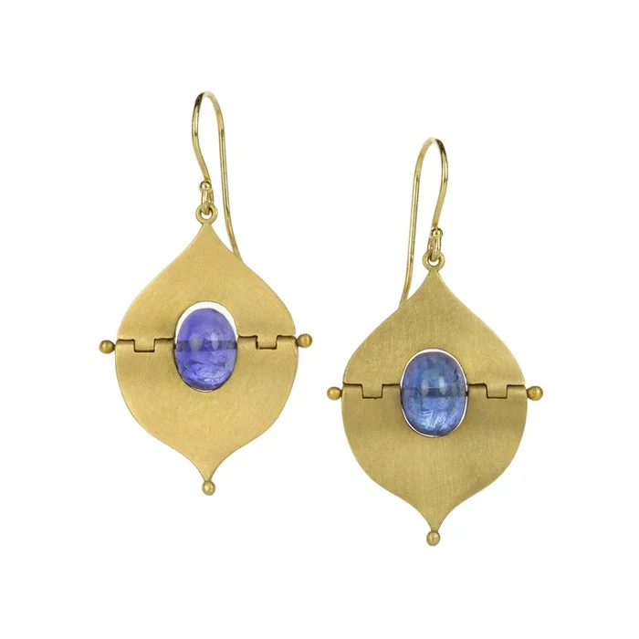 Tanzanite Mesopotamian Earrings