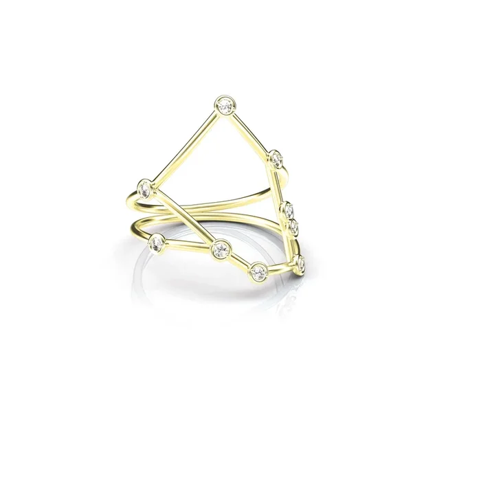 Taurus Constellation Diamond Ring