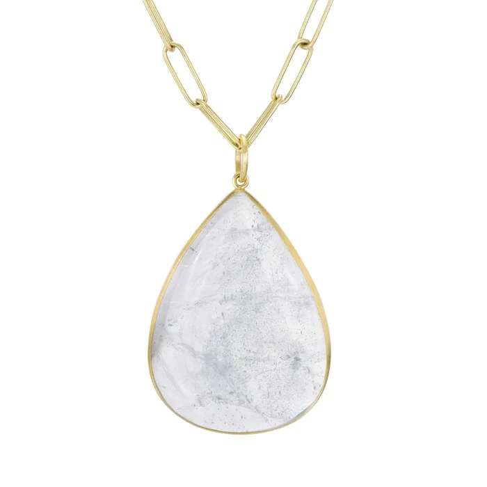 Teardrop Light Aquamarine Pendant (Pendant Only)