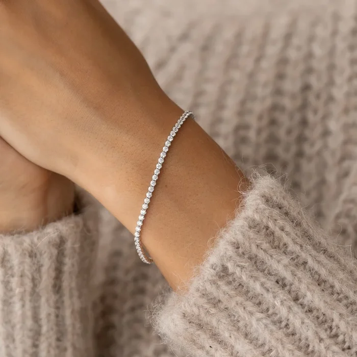 Tennis Bracelet Silver – Audrey