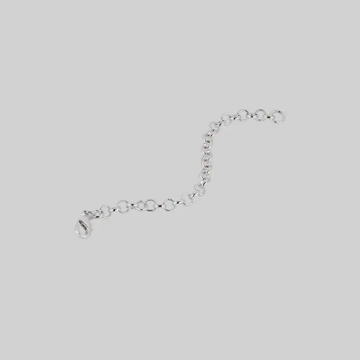 The Extender Chain – Sterling Silver Plated Brass