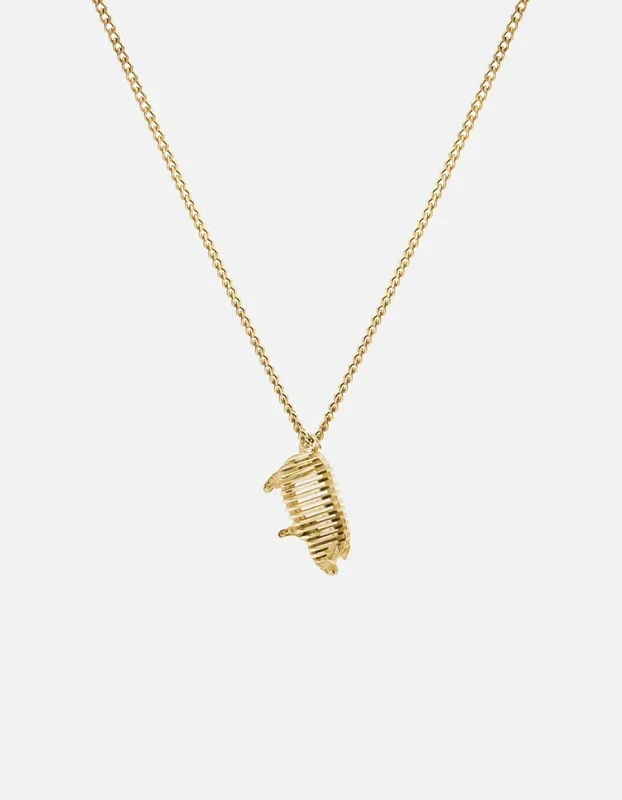 The Little Piggy Pendant Necklace, Gold Vermeil