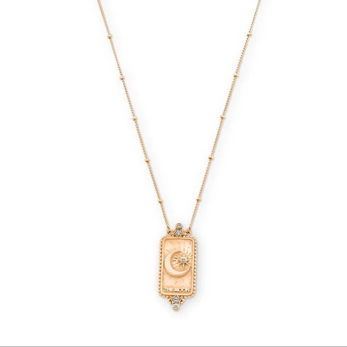 The Moon Tarot Necklace