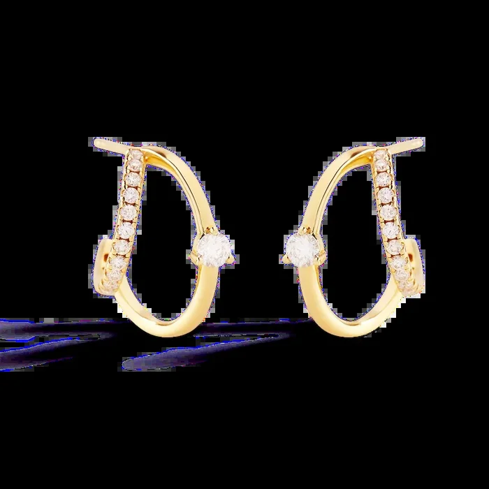The Nova Double Hoop Earrings