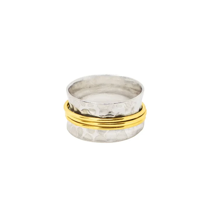 The Worry Ring in Gold & Silver